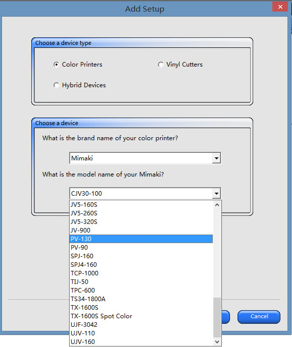 Программное обеспечение photoprint rip для цветного ультраэко-растворителя