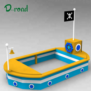 في الهواء الطلق ألعاب خشبية ملعب للأطفال قارب رمل - Product Image 3