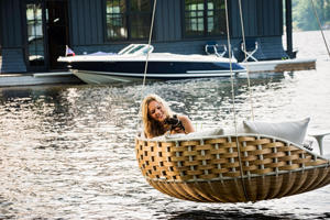 Nhà Máy Ngoài Trời <span class=keywords><strong>Daybed</strong></span> Vườn Mây Đồ Nội Thất Tùy Chỉnh Wicker Vòng Treo Daybeds Bãi Biển Bán Buôn - Product Image 5