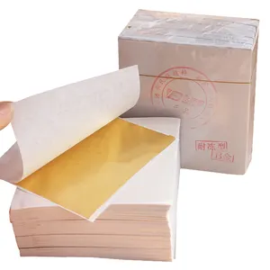 8X8.5 Cm 1000 Tờ Giả Vàng Trang Trí Tường Nghệ Thuật Thủ Công Mỹ Nghệ Đồ Nội Thất Gia Đình Mạ Vàng Lá Đài Loan B Lá Vàng Lá