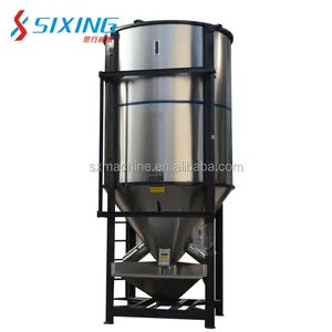 Short drying times big silo of plastic material mixing machine