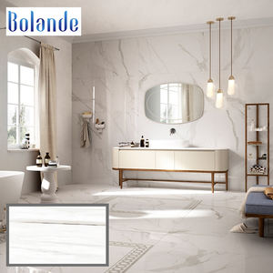 Alto brillo liso pulido esmaltado baldosas de cerámica 600x1200 de porcelana brillante mármol blanco de carrara de - Product Image 5