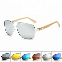 Fabricant Chine Offres Spéciales Pas Cher Cadre De Cuivre Avec Jambe de bambou Lunettes de Soleil lunettes de Soleil