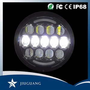 El <span class=keywords><strong>Precio</strong></span> de fábrica Led Drl Faros Ojos del Ángulo de accesorios de Motos Faro Para Jeep 7 Pulgadas Faro Redondo - Product Image 4