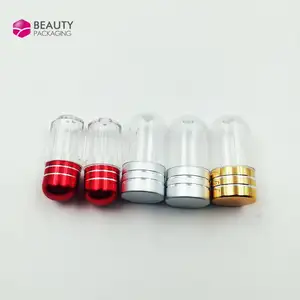 Shangji-Mini bouteille d'emballage unique pour capsules, conteneur avec couvercle métallique et blister en plastique