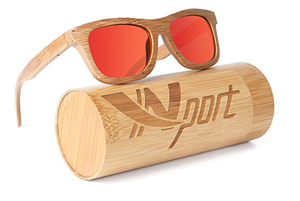 Gafas de Sol de bambú unisex personalizadas 2021 con lentes polarizadas de madera y metal Logotipo personalizado de etiqueta privada de China - Product Image 4
