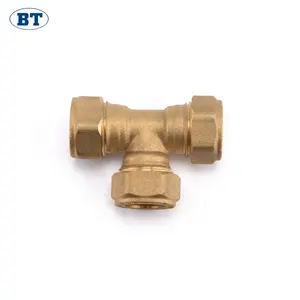 BT6021 10% discount 1/2"-2" BOTE brass valve pex pipe fitting