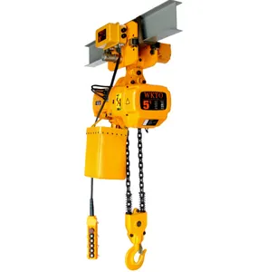 2ton MIT electric chain hoist in bridge cranes with plain trolley