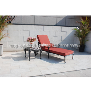 Outdoor ligstoel aluminium zon strand Sienna enkele chaise lounge - Product Image 3