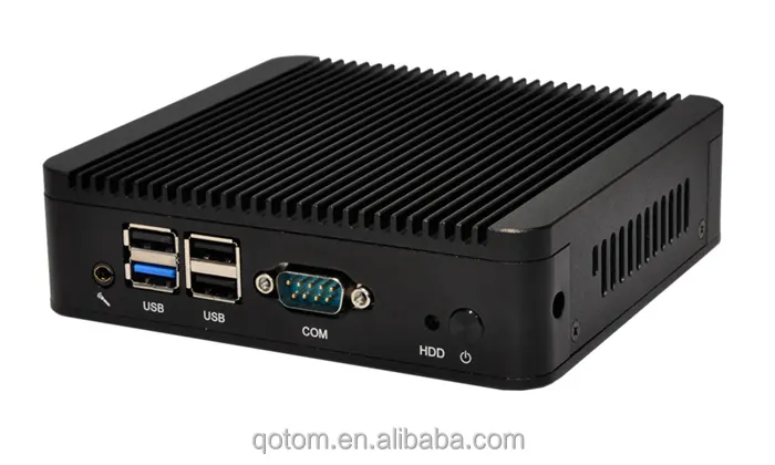 Qotom mini pc Qotom-Q190N 2 G ram 8 G SSD celeron bay J1900 quad core de baja de calor de baja potencia terminal pc