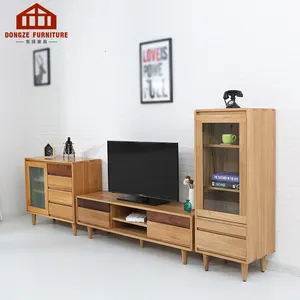 Mesa de Tv de madera de estilo japonés, estante para estudio, muebles para sala de estar