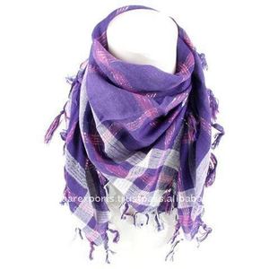 Classic Handloom Handmade Viscose Square Scarf with Tassel <b>for</b> Muslim <b>Women</b> Adult Hijab or <b>Shawl</b> <b>for</b> Spring - Product Image 1