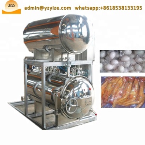 Orizzontale autoclave <span class=keywords><strong>rotary</strong></span> la doccia cibo sterilizzatore pot industriale storta - Product Image 3