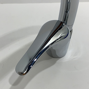 Grifo <span class=keywords><strong>de</strong></span> Cocina Contemporáneo <span class=keywords><strong>de</strong></span> una Sola Palanca, <span class=keywords><strong>de</strong></span> Zinc, para Hotel, con Certificación CE, Latón Pulido, Agua Fría y Caliente, <span class=keywords><strong>Manguera</strong></span> <span class=keywords><strong>de</strong></span> Acero Inoxidable, Cerámica - Product Image 4