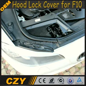 Fibre De carbone Hood Cover Lock pour BMW F10