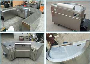 Équipement de <span class=keywords><strong>Restaurant</strong></span> Commercial Japonais Hibachi Grill <span class=keywords><strong>Barbecue</strong></span> Électrique Teppanyaki Grill <span class=keywords><strong>Table</strong></span> En Vente - Product Image 5