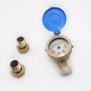 Medidor de água singlejet, iso 4064 classe b 20mm