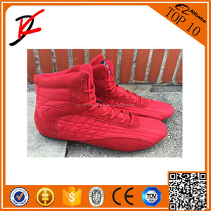 Para hombre zapatos de gimnasia del levantamiento de pesas de alta Top Botas culturismo MMA Boxeo Peso Potencia de pesas Zapatos - Product Image 1