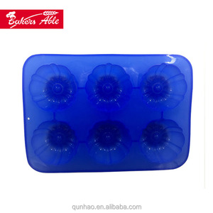 6 cavité <span class=keywords><strong>Mini</strong></span> <span class=keywords><strong>Bundt</strong></span> gâteau en Silicone <span class=keywords><strong>moule</strong></span> / cuisson casseroles - Product Image 3