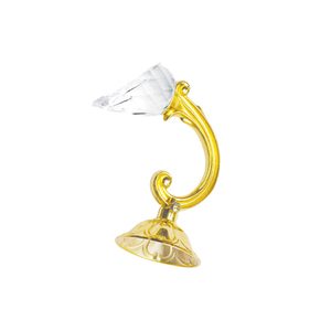 Attaches de rideaux élégantes et modernes en forme de rose, en alliage et en cristal, durables, pour le salon, accessoires d'attache de rideaux - Product Image 5