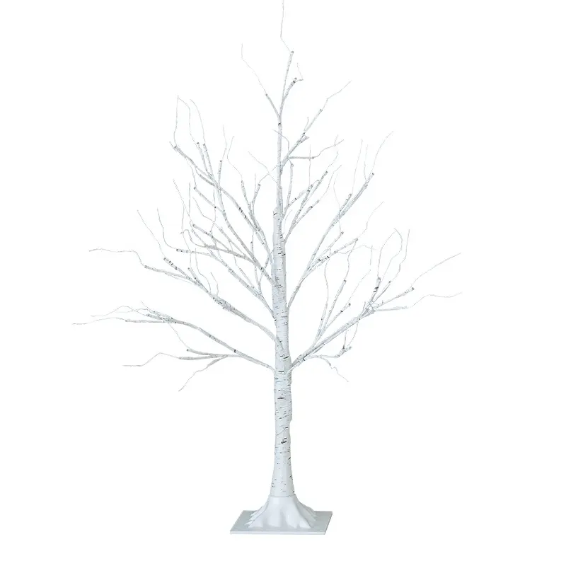 Weißer Zweig Birke Lampe 90cm Innen Weihnachten warmweiß simulieren Zweig Dekoration Zweig LED Birke Lichter