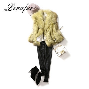 <span class=keywords><strong>Bon</strong></span> <span class=keywords><strong>Prix</strong></span> Tricoté Raton Laveur De Mode Femmes Véritable <span class=keywords><strong>Manteau</strong></span> De <span class=keywords><strong>Fourrure</strong></span> - Product Image 2