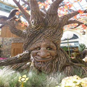 Parque Temático Animal Réplica Realista Artificial Talking Tree Estatua Movimiento Animatroic Talking Tree Escultura con voz - Product Image 3