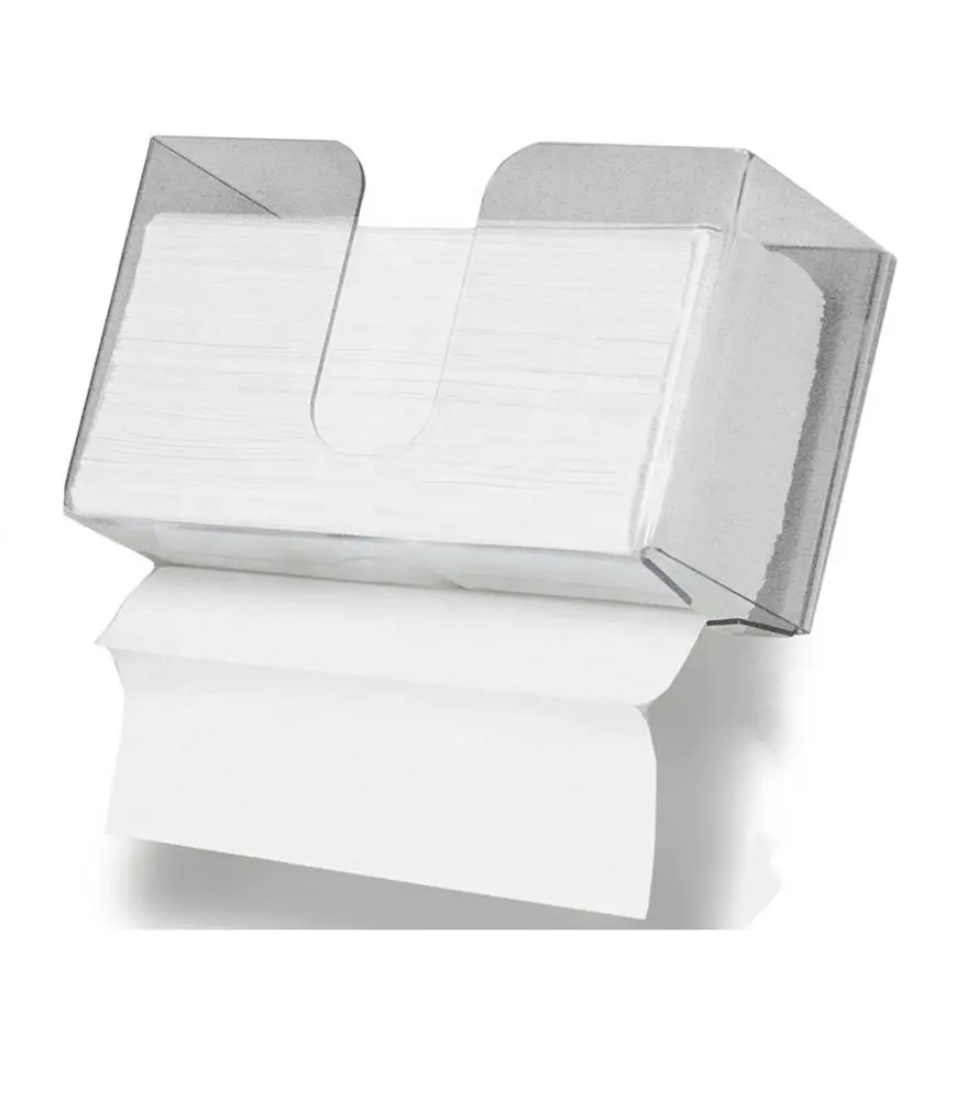Clear Acrylic Napkin Holder C Fold Paper Towel Mount Tissue Box Tabletop Paper Towel Dispenser