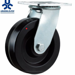 Schwarz High-temp.PA sparen Arbeit Zink Lenk rolle und Räder - Product Image 1