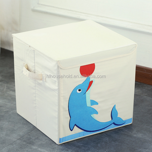 Đa năng trẻ em Cube vải ráp vải lưu trữ đồ chơi hộp - Product Image 5