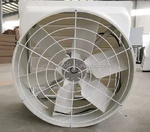 JINDUN brand wall mounted plastic blade industrial FRP cone exhaust fan