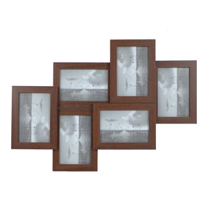 6pcs 4x6" Collage <strong>Photo</strong> Frame, MDF Picture Frame, Handmade Collage Frame - Product Image 1