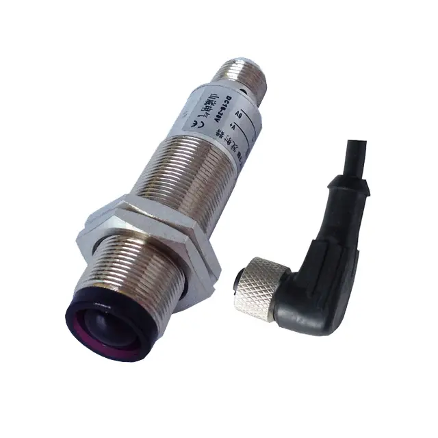 IBEST M18 4 Pins Connector DC 12V 24V Infrared Diffuse Diffused Reflection Photoelectric Photo Electric Proximity Switch Sensor