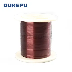 transformer coil AI/EIW enamelled copper winding wire,polyimide enameled copper wire,enameled rectangular copper wire