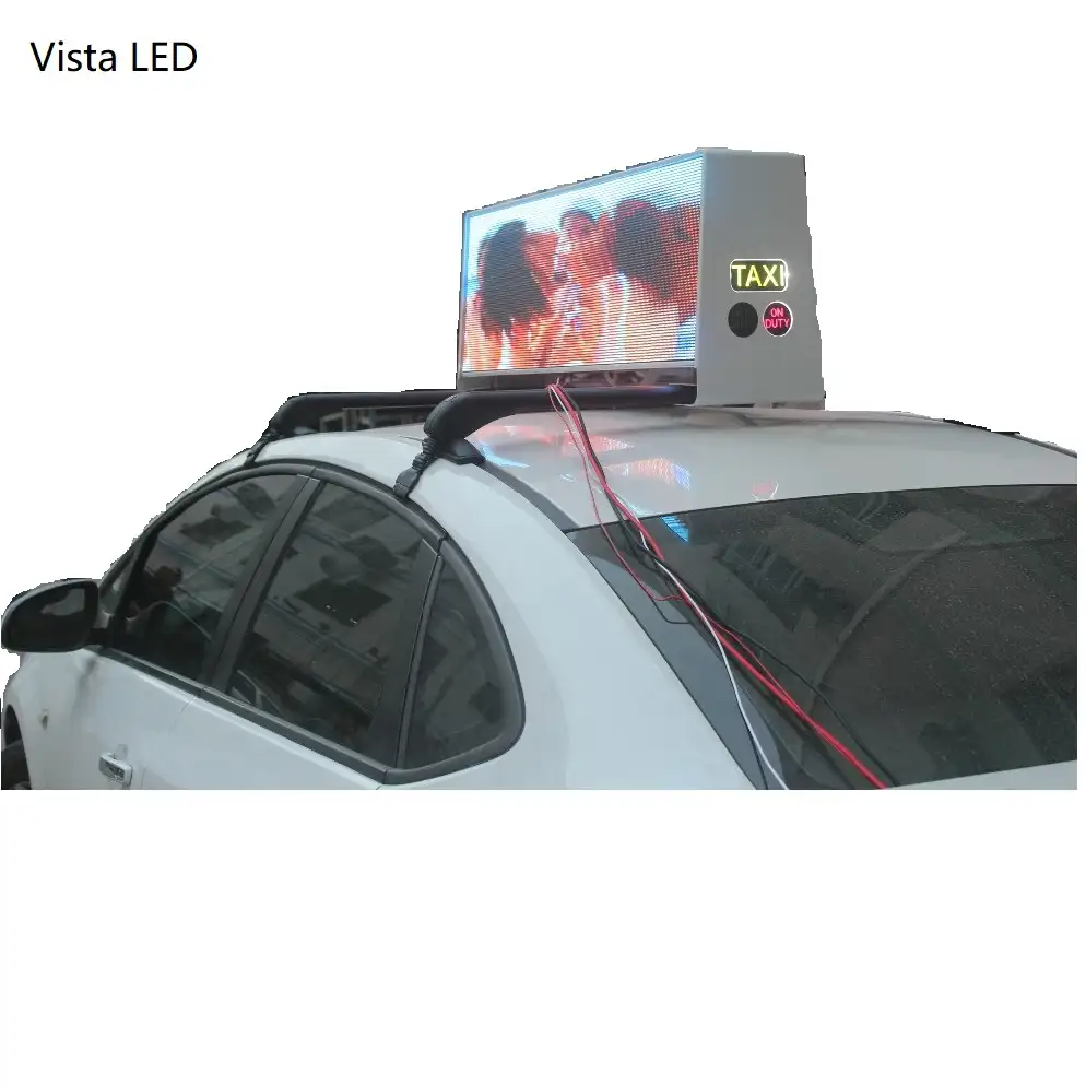 سطوع عالية 3G 4G المحمول الإعلان P5 شاشة Led تاكسي أعلى سقف السيارة علامات الأسعار الشاشة للبيع