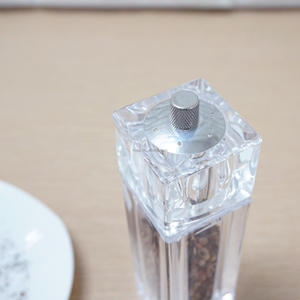 เครื่องบดพริกไทยและเครื่องใส่เกลืออะคริลิค 2 in 1 ผลิตในไต้หวัน [โฮลาร์] - Product Image 5