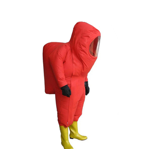 Tuta Protettiva Chimica Resistente all'Acido Solforico, Tuta di Sicurezza Industriale Usa e Getta per Materiali Pericolosi e Nucleari - Product Image 4