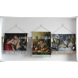 60*90cm desain Aubusson Vintage Cina permadani 100% poliester Jacquard anyaman dinding produsen penjualan gaya Arab - Product Image 2