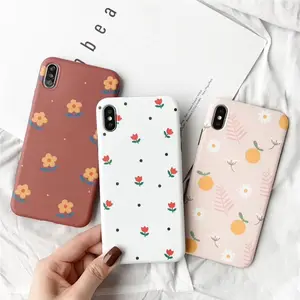 summer style students like case for iPhone 6 7 8 Plus , for iphone X XS MAX XR flower nice phone case
