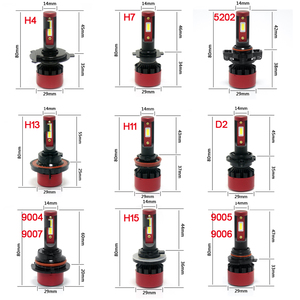 Faros led para coche y motocicleta h4, todo en uno, 4 lados, G20, G7, 80w, 8000lm, 6000k, h13, 9004, h15, hb4, hb3, h11, <span class=keywords><strong>h3</strong></span> - Product Image 5