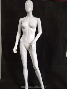 ผู้หญิงพลาสติกกลวงราคาถูกวางตัวหุ่นเป่าสีขาว - Product Image 6
