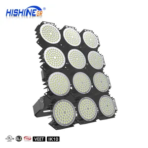 Độ sáng cao sân vận động chiếu sáng cao mast LED Flood Light IP67 4k phát sóng hỗ trợ 1000W nhôm thể thao sân vận động 800W