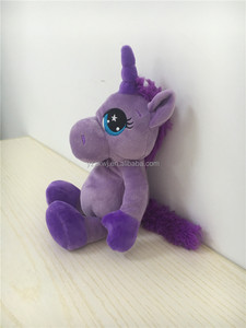 Peluche Morbido <span class=keywords><strong>Unicorno</strong></span> <span class=keywords><strong>Viola</strong></span> Giocattolo Imbottito <span class=keywords><strong>Unicorno</strong></span> Design Personalizzato Mostro <span class=keywords><strong>Unicorno</strong></span> Peluche Imbottito - Product Image 2
