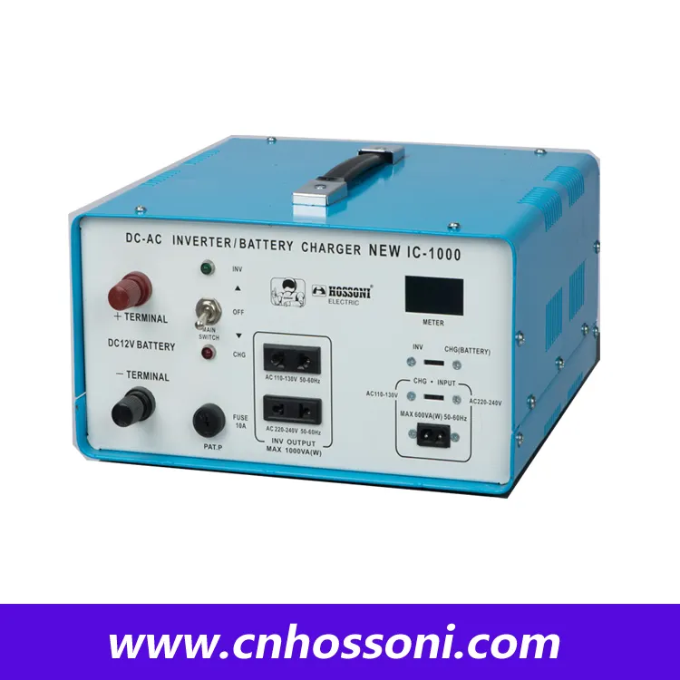 HOSSONI ,IC-1000/1KVA 12VDC एसी कनवर्टर करने के लिए, इन्वर्टर, मैनुअल प्रकार है।