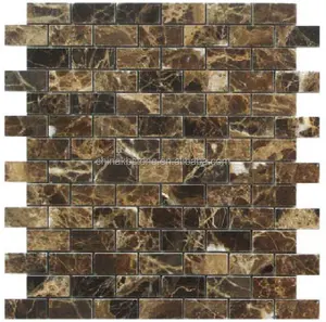 Trung Quốc Cung Cấp Đánh Bóng Emperador Dark Marble Gạch, Tường Đá Cẩm Thạch Tự Nhiên Sàn Gạch Nền Nội Thất