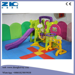 Nouveau design Panda intérieur en plastique <span class=keywords><strong>pas</strong></span> <span class=keywords><strong>cher</strong></span> <span class=keywords><strong>toboggan</strong></span> et balançoire pour les tout-petits - Product Image 3