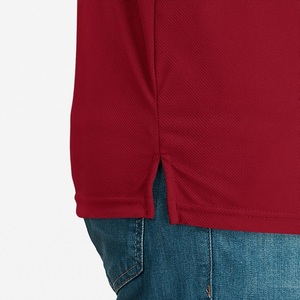 Los hombres de encargo 100% poliéster humedad malla libre del deporte Polo - Product Image 4
