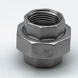 Stainless Steel Union Fitting Female Threaded Pipe Union