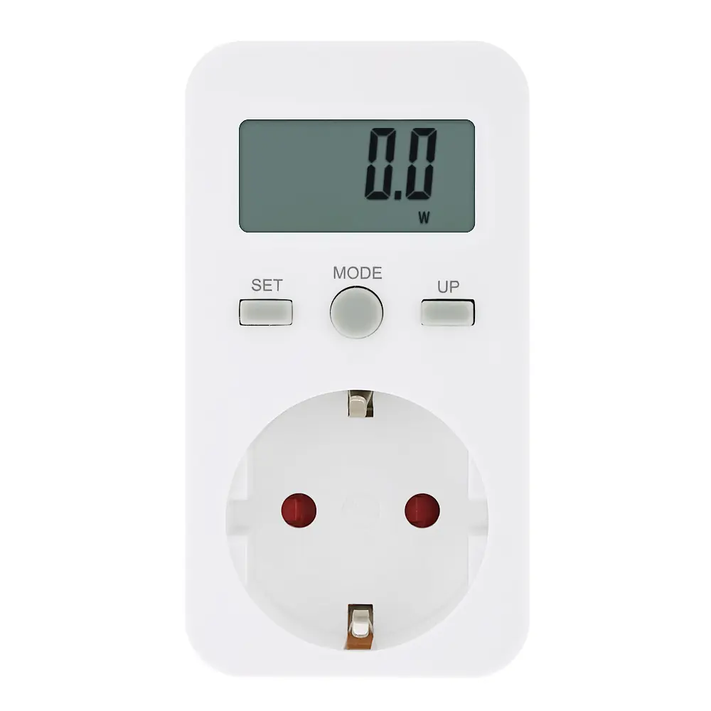 Medidor de energia elétrico, plug-in, digital, monitor de energia lcd, medidor de eletricidade, medidor swr, tomada de monitoramento de uso da ue/eua/ru