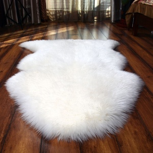 <span class=keywords><strong>Tapis</strong></span> <span class=keywords><strong>de</strong></span> <span class=keywords><strong>chambre</strong></span> en laine véritable et peau <span class=keywords><strong>de</strong></span> mouton, moelleux, à poils longs, pour chevet et coussin <span class=keywords><strong>de</strong></span> canapé, <span class=keywords><strong>tapis</strong></span> en fourrure blanche pour salon et prière - Product Image 3